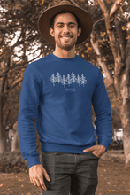 Lade das Bild in den Galerie-Viewer, Wald Premium Sweatshirt Schwarz / Navy