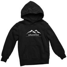 Lade das Bild in den Galerie-Viewer, Bergkette Premium Hoodie Schwarz / Grau