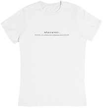 Lade das Bild in den Galerie-Viewer, Lack of Restriction Premium Organic T-Shirt Schwarz / Weiß