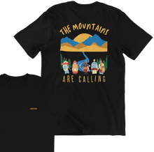Lade das Bild in den Galerie-Viewer, Mountain Call Premium Organic T-Shirt Weiß / Schwarz / Olive
