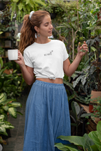 Lade das Bild in den Galerie-Viewer, Bee Happy Premium Organic T-Shirt Gelb / Weiß
