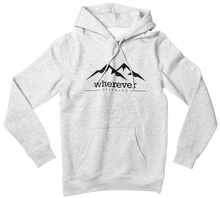 Lade das Bild in den Galerie-Viewer, Bergkette Premium Hoodie Schwarz / Grau
