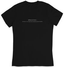 Lade das Bild in den Galerie-Viewer, Lack of Restriction Premium Organic T-Shirt Schwarz / Weiß
