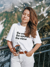Lade das Bild in den Galerie-Viewer, Smell Sound View Premium Organic T-Shirt Weiß

